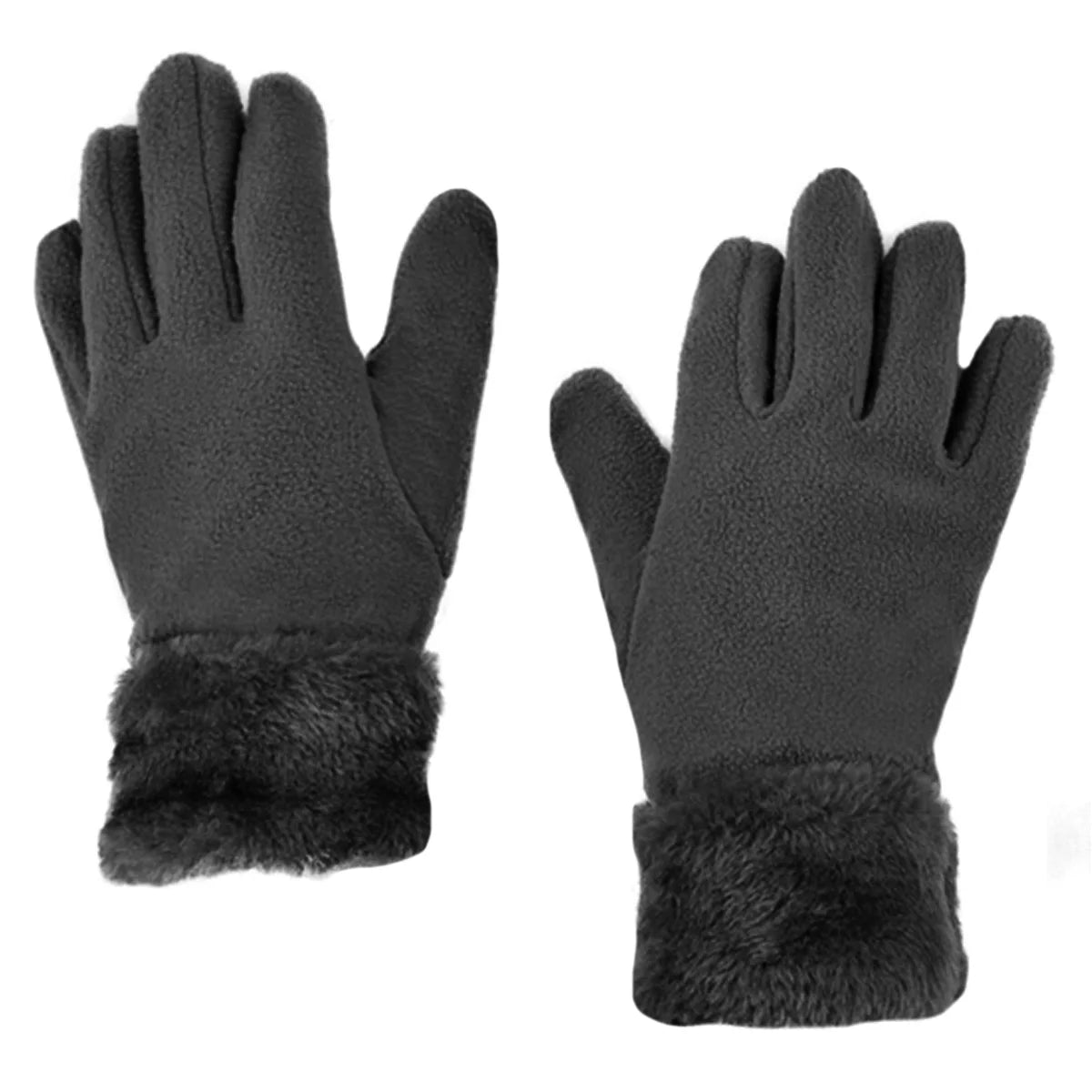 Women'S Warm Fleece Winter Set - Scarf, Hat, and Gloves Set